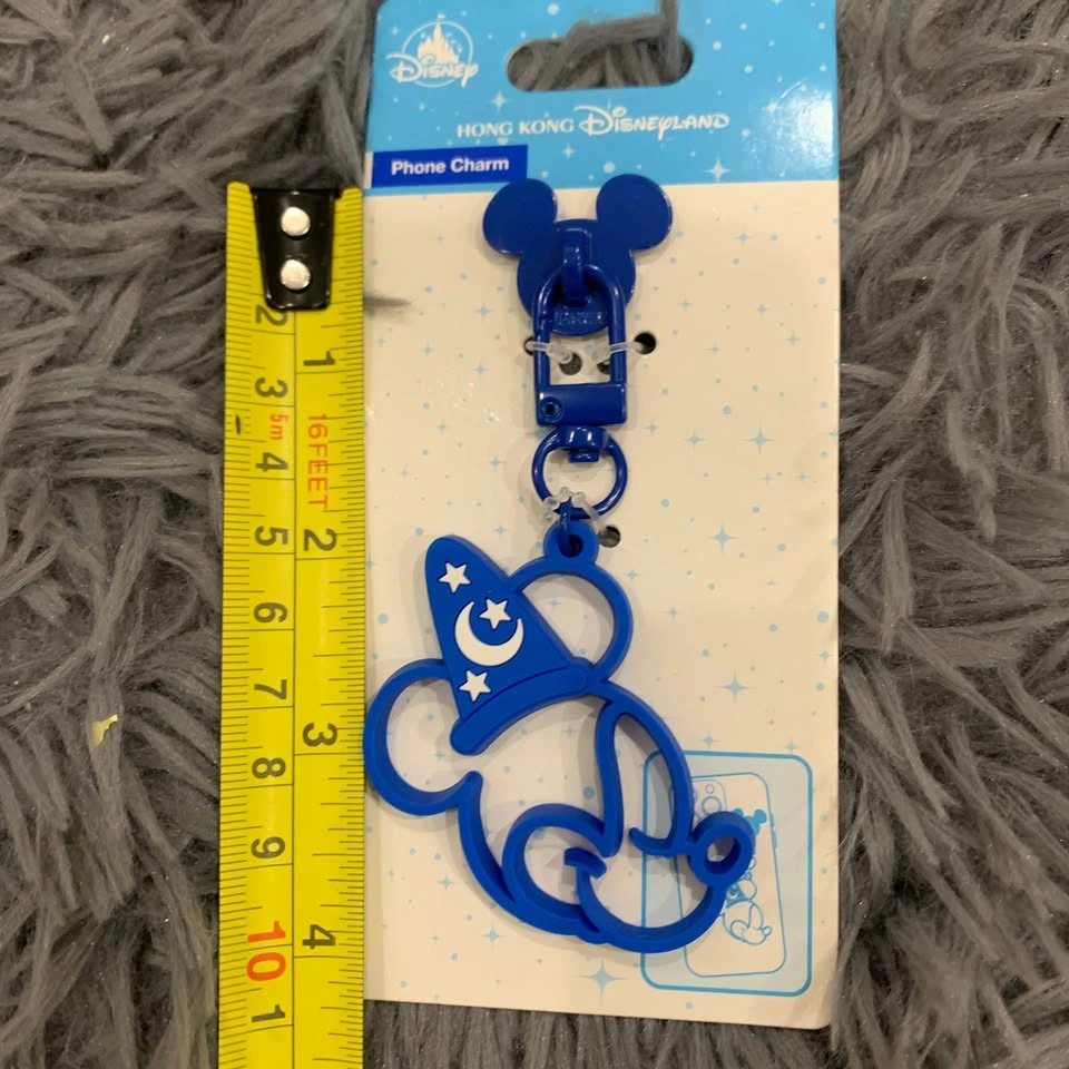 BNWT Hong Kong Disneyland Fantasia Sorcerer Mickey Phone Charm - photo 2