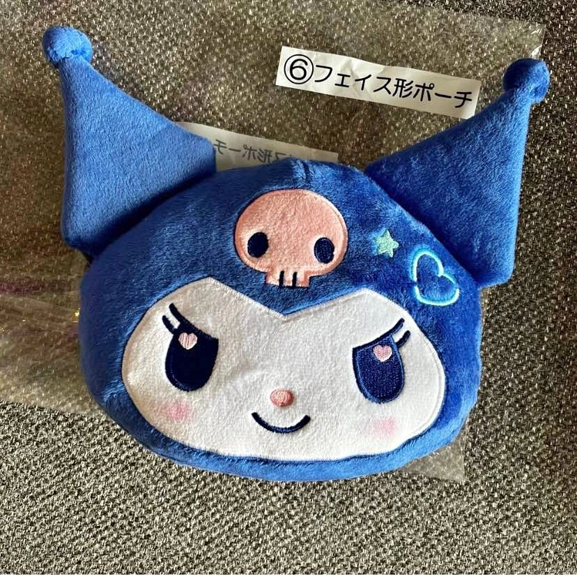 BNIB Japan 19cm Sanrio Kuromi Plush Zipper pouch