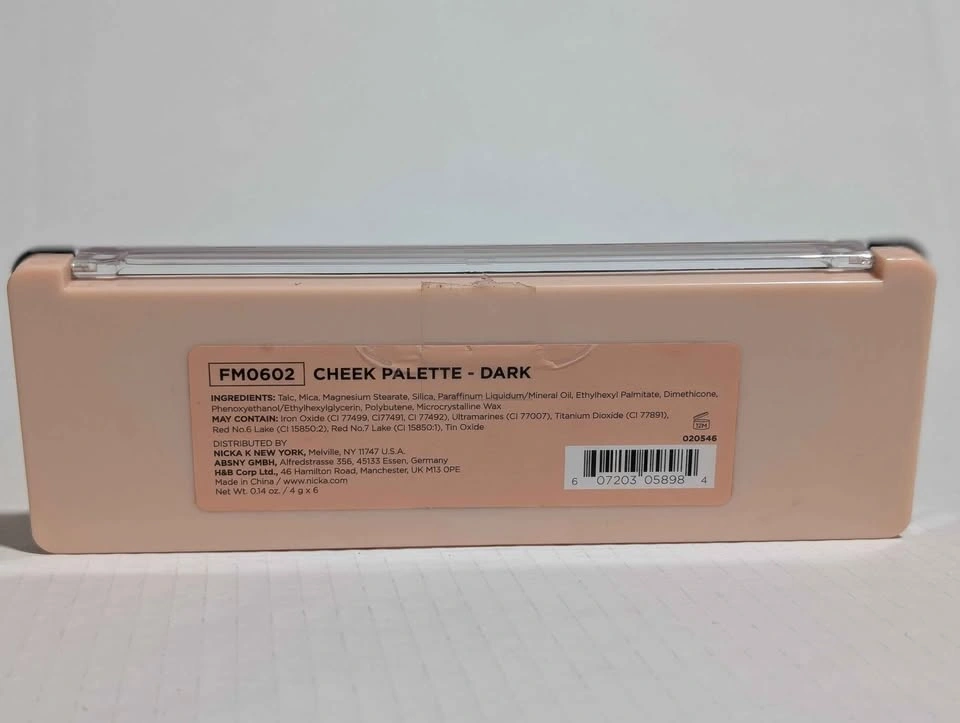 Nicka K New York Cheek Palette - Dark - photo 2