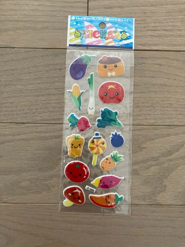 ⚽️Vegetable and Fruit Character Stickers