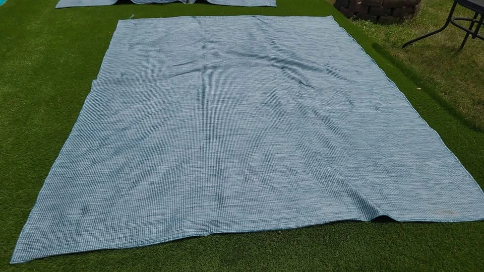 8 x 10 Indoor/Outdoor Rug Aqua Blue ⚽ - photo 2