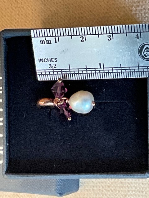 New  genuine freshwater pearl and Swarovski crystal pendant - photo 5