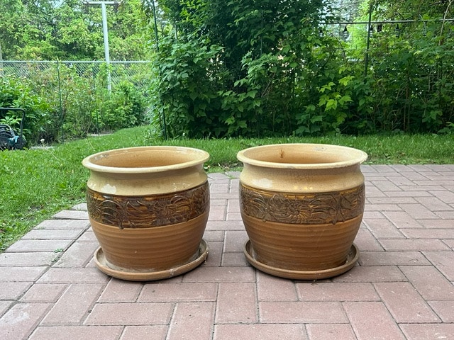 Large Terra Cotta flower pots