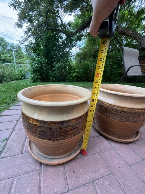 Large Terra Cotta flower pots - photo 3
