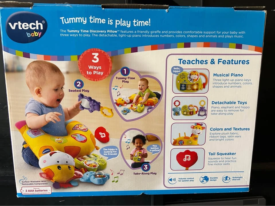 Vtech Baby tummy time discovery pillow - photo 2