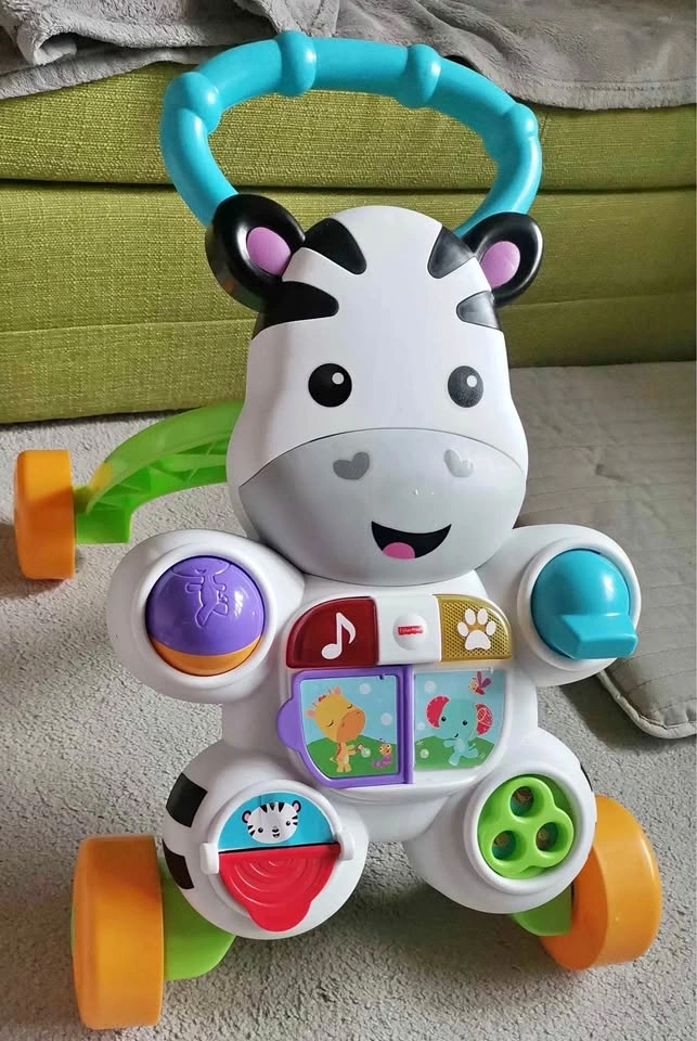 Fisher-Price Learn with Me Zebra Walker Toy with Music