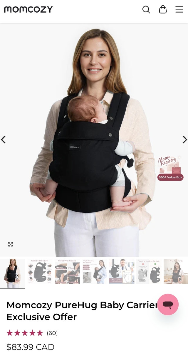 Momcozy 3-in-1 Baby Carrier