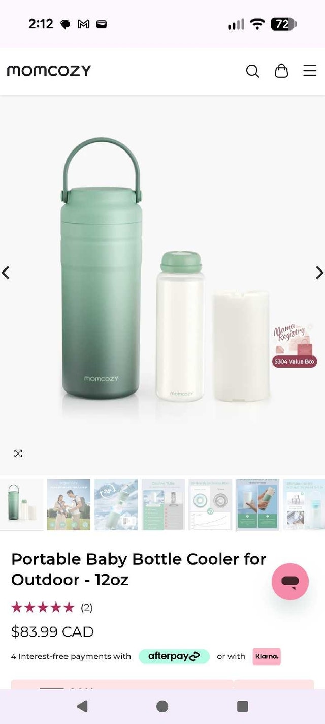Momcozy Portable Breast Milk Cooler