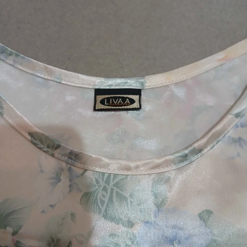 ⚽ Floral Satin Slip Dress - photo 4