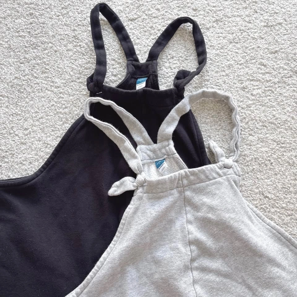 Old Navy maternity fleece overalls bundle ⚽️ - photo 3