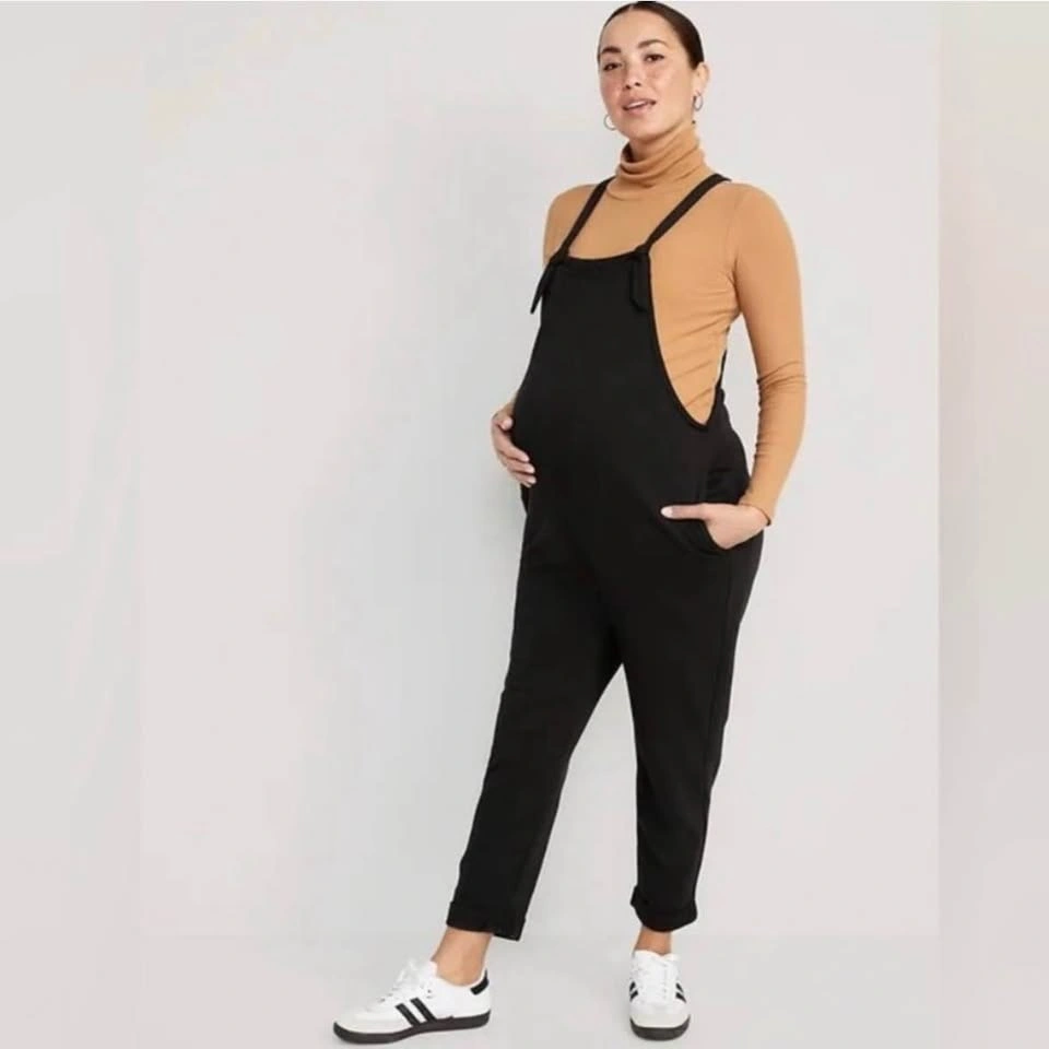 Old Navy maternity fleece overalls bundle ⚽️ - photo 4