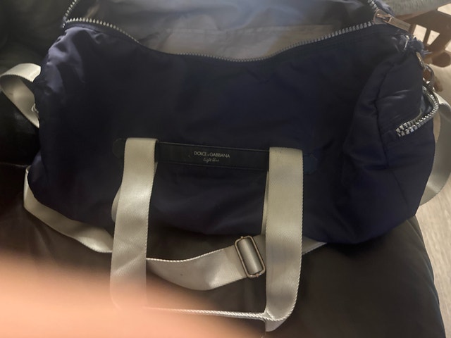 Dolce & Gabbana Light Blue Duffel Bag