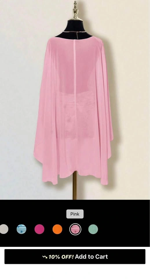 Shawl blouse and sequin skirt - photo 2