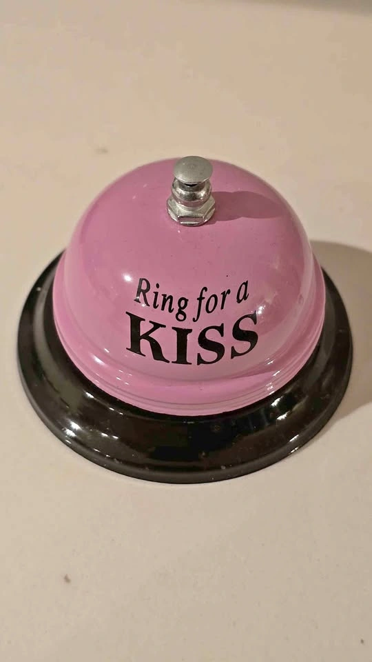 Ring for a Kiss Desk Bell