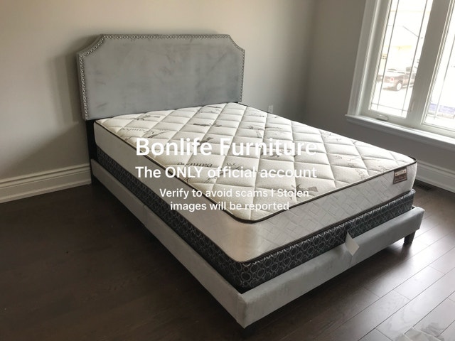 Double and Queen Velvet Bed Frames
