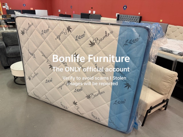 bamboo double queen mattress sale