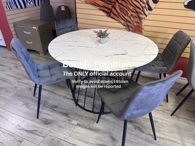 5pc round dining set on sale