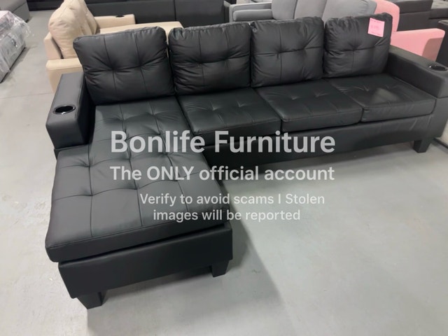 faux leather sectional sofa on sale