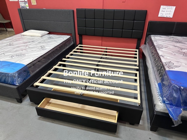 queen storage bed frame on sale