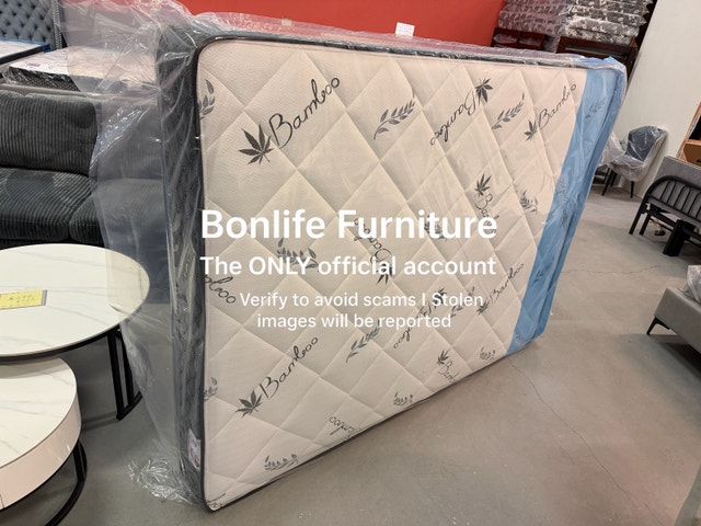 double queen bamboo spring mattress sale
