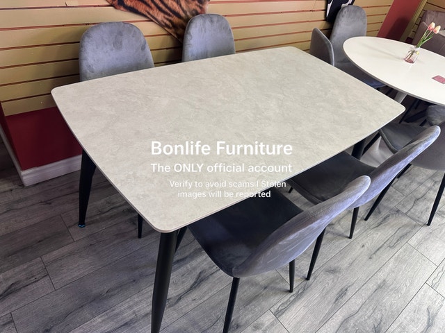 stone 5pc dining table set