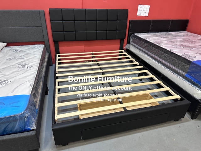 queen storage bed frame on sale - photo 2