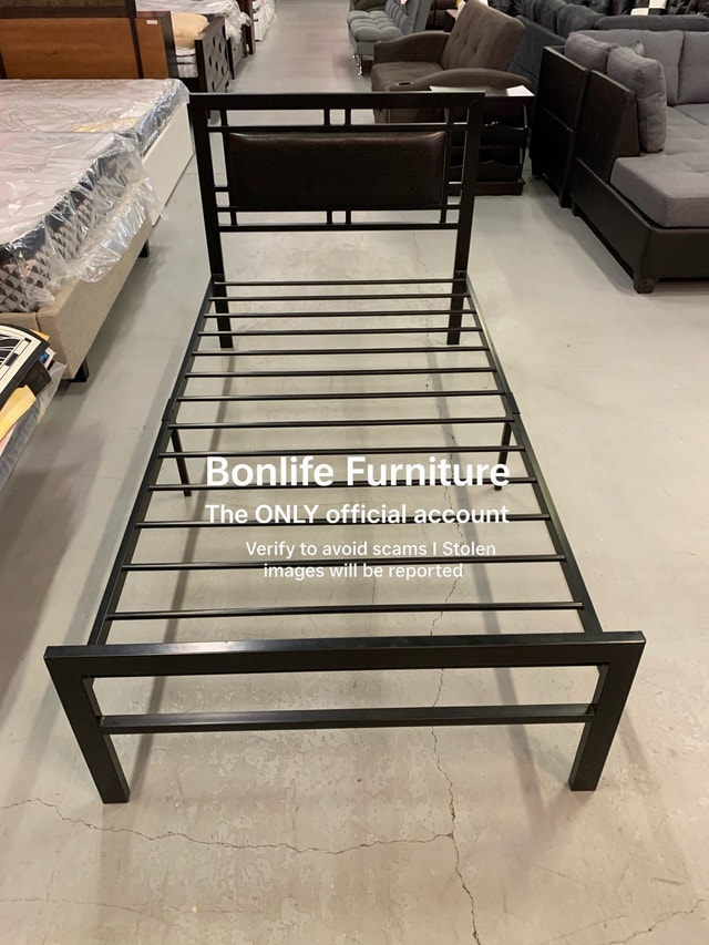 metal single bed frame on sale