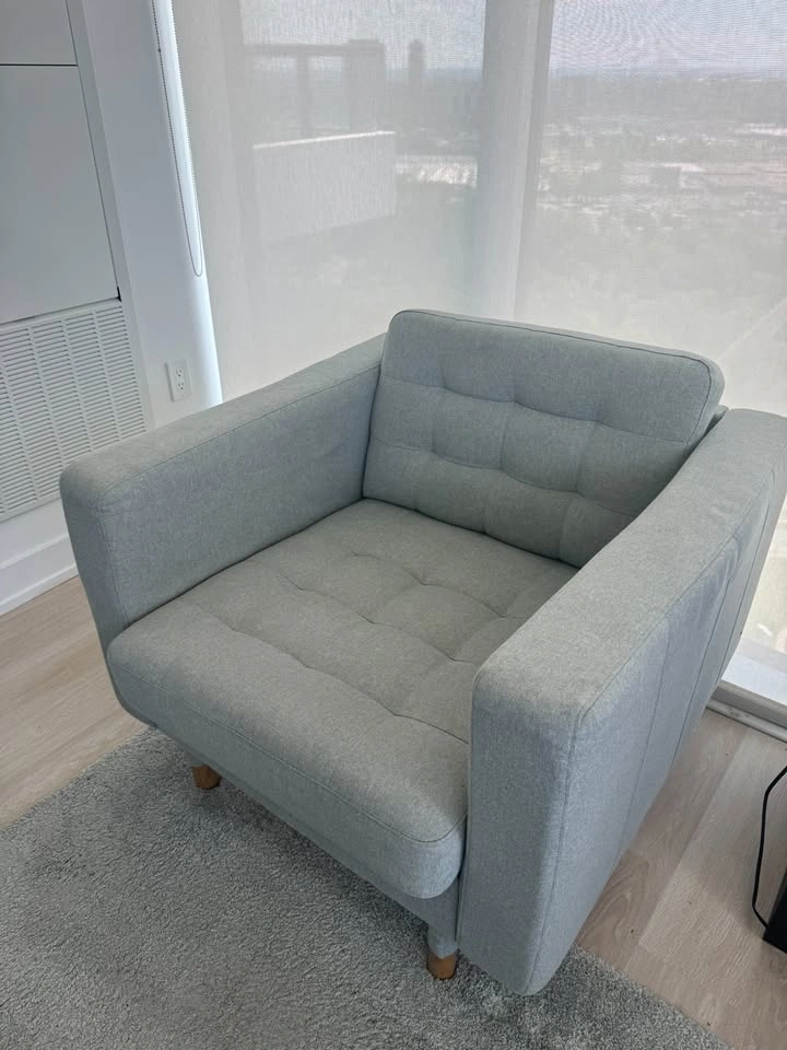 IKEA MORABO Armchair – Light Green - photo 3