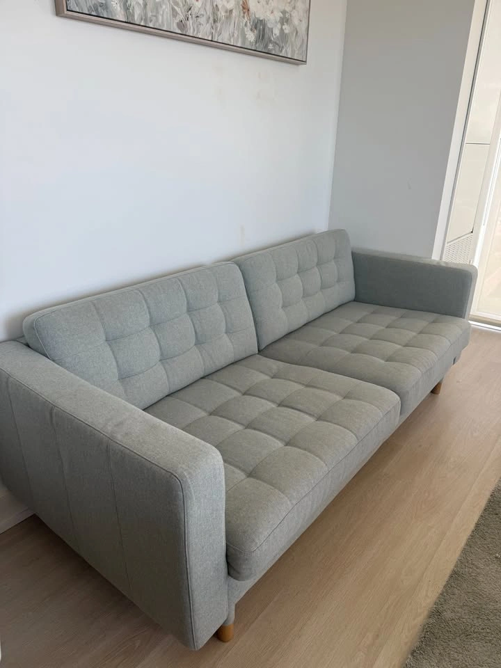 IKEA MORABO Sofa – 3 Seater – Light Green - photo 3