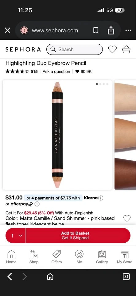 Anastasia Beverly Hills Highlighting Duo Eyebrow Pencil
