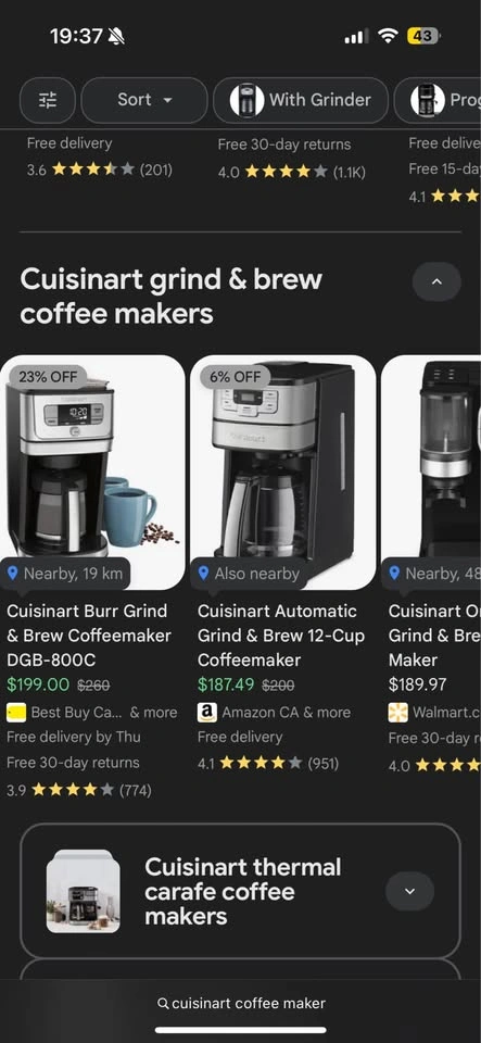 Cuisinart Coffee Maker - photo 2