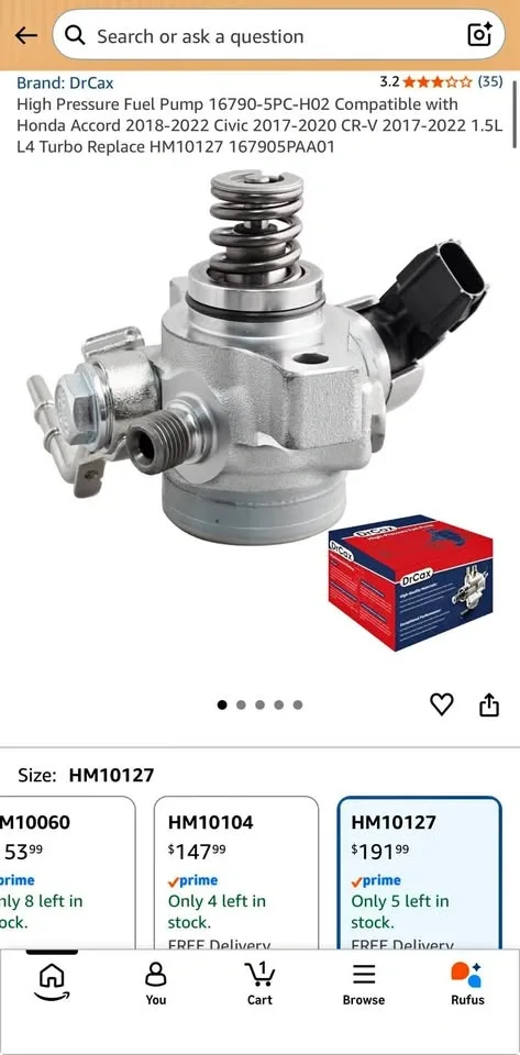 DrCax High Pressure Fuel Pump HM-PAA01