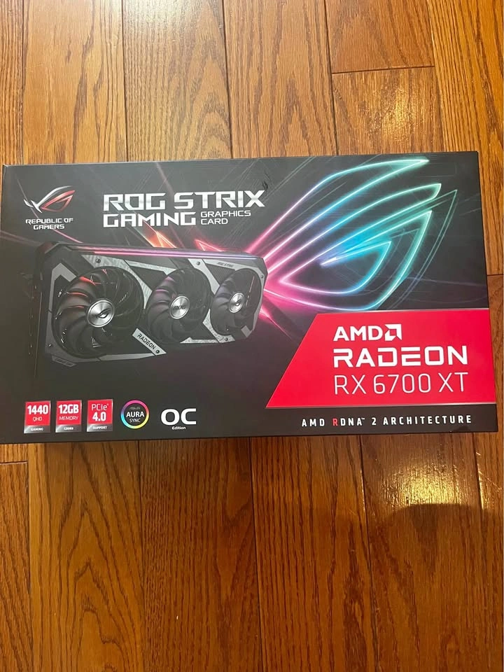 ROG STRIX AMD RADEON 6700XT Graphics Card