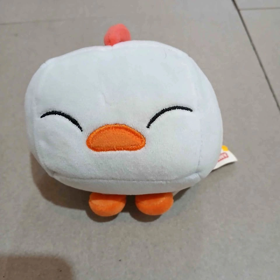 ⚽ Square Chicken Plush Toy