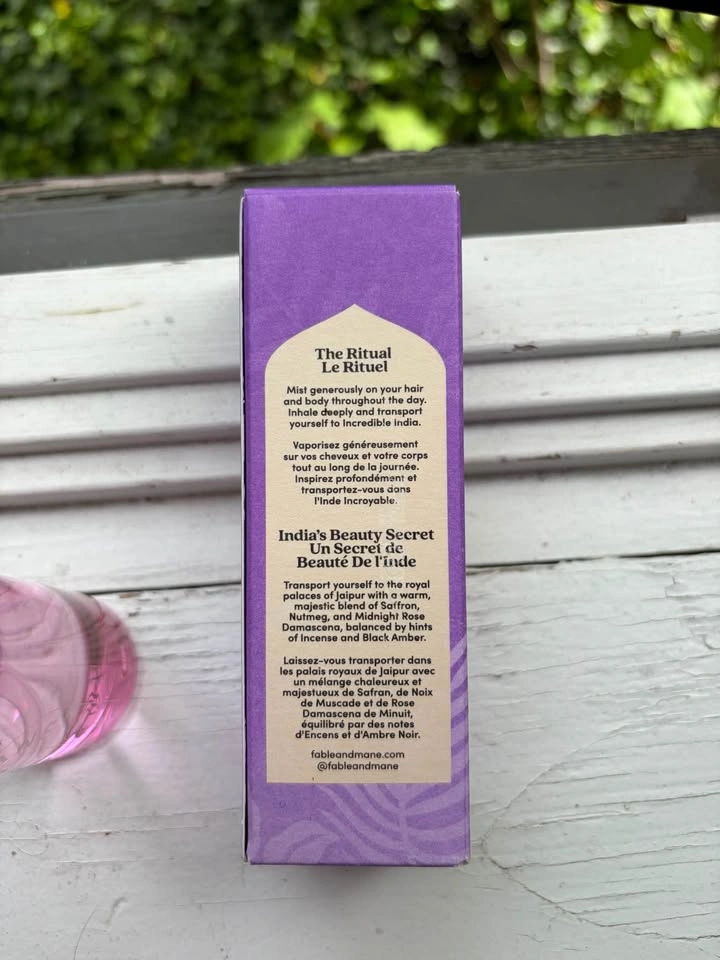 Fable & Mane — Jaipur Rose Hair & Body Mist - photo 2