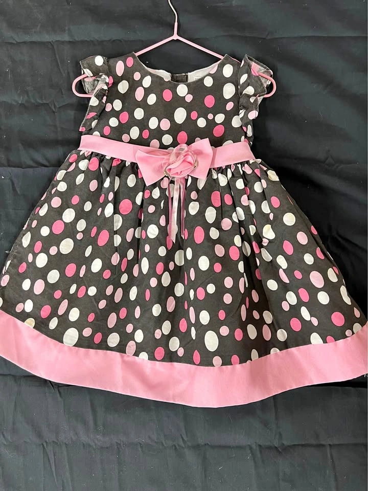 ⚽ Polka dots Cotton dress- Size 1- 2 yr. old