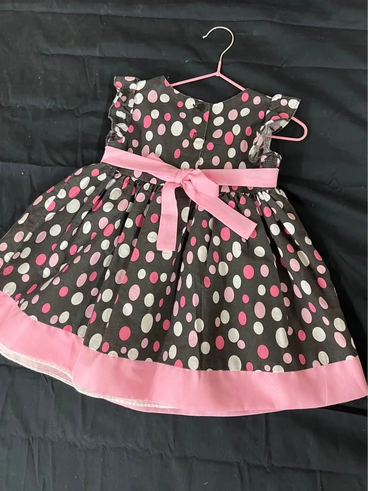 ⚽ Polka dots Cotton dress- Size 1- 2 yr. old - photo 2
