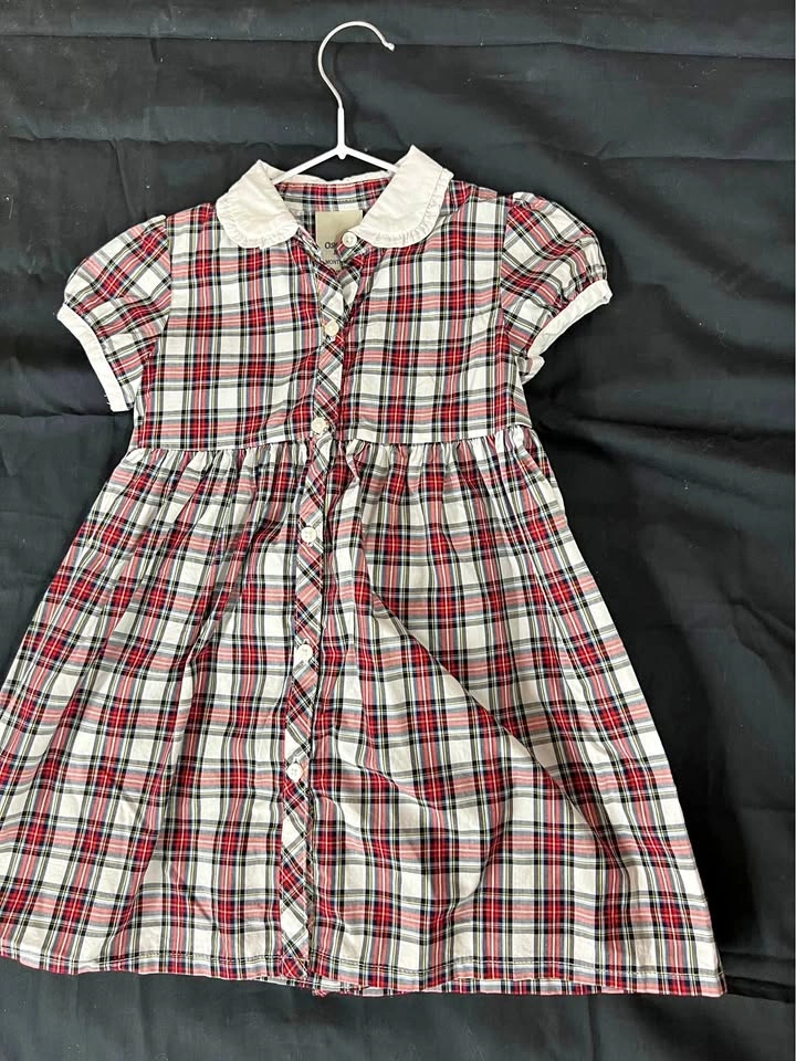 ⚽ Oshkosh Plaid dress- Size 2