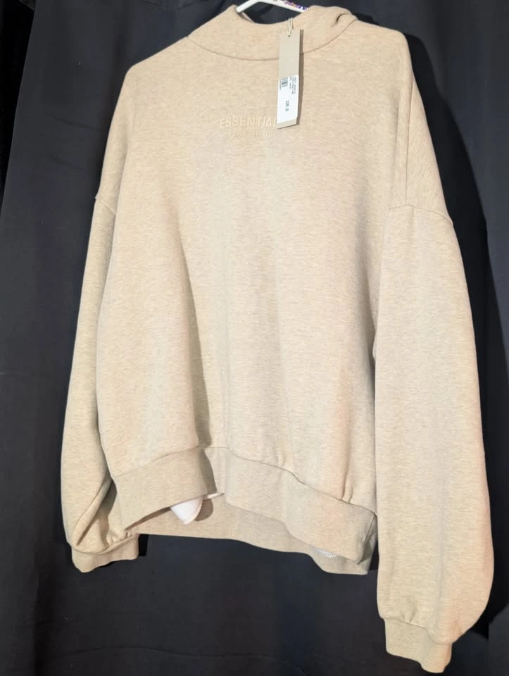 Fear of God Essentials Gold Hoodie Small – New With Tags - photo 4