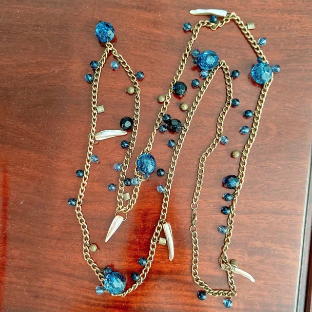 Beaded Chain Super long Necklace - photo 3