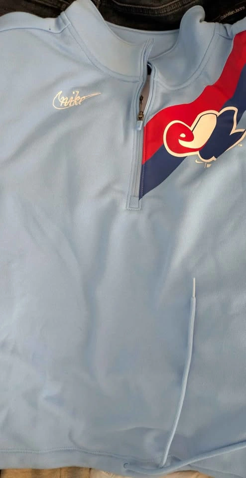 BNWT Women's Nike Powder Blue Montreal Expos Cooperstown Collect - photo 2