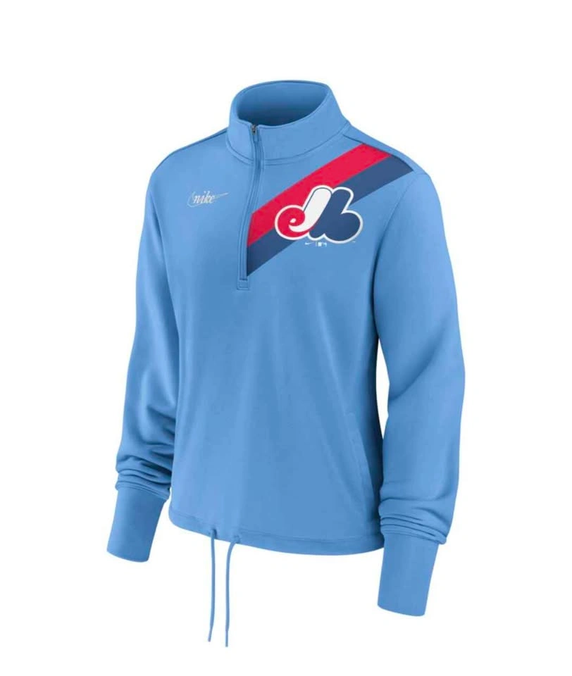 BNWT Women's Nike Powder Blue Montreal Expos Cooperstown Collect - photo 4