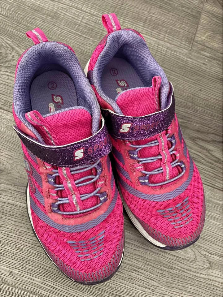 S Sport by Skechers Girls Sneakers Size 2