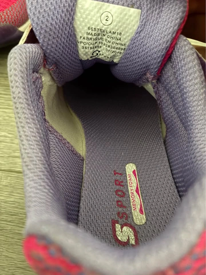 S Sport by Skechers Girls Sneakers Size 2 - photo 2