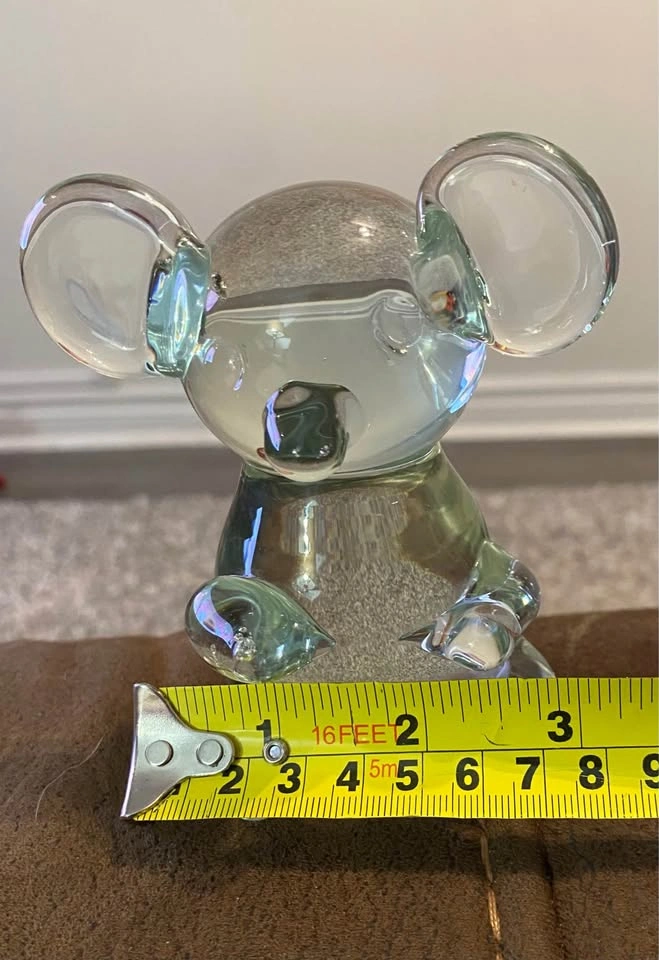 Vintage Koala Bear Figurine Art Glass Blown Bullicante - photo 4