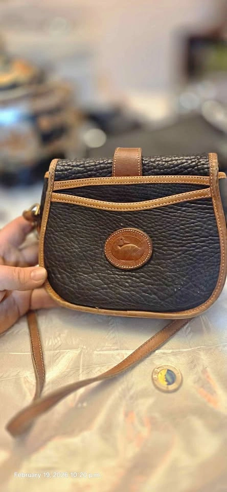Vintage Dooney & Bourke All Weather Leather Crossbody Bag