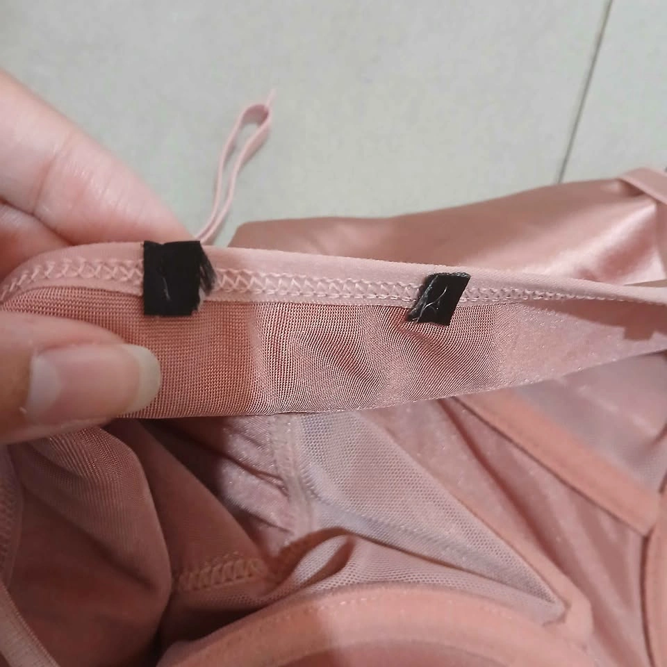 ⚽ Pink Satin Corset Bodysuit - photo 3