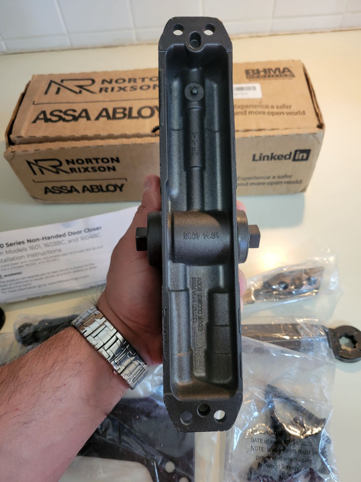 Norton Rixson ASSA ABLOY Door Closer Bronze 1604BC 690 / NEW - photo 5