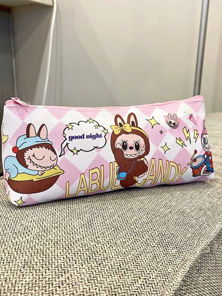 Labubu Pencil Case - pink
