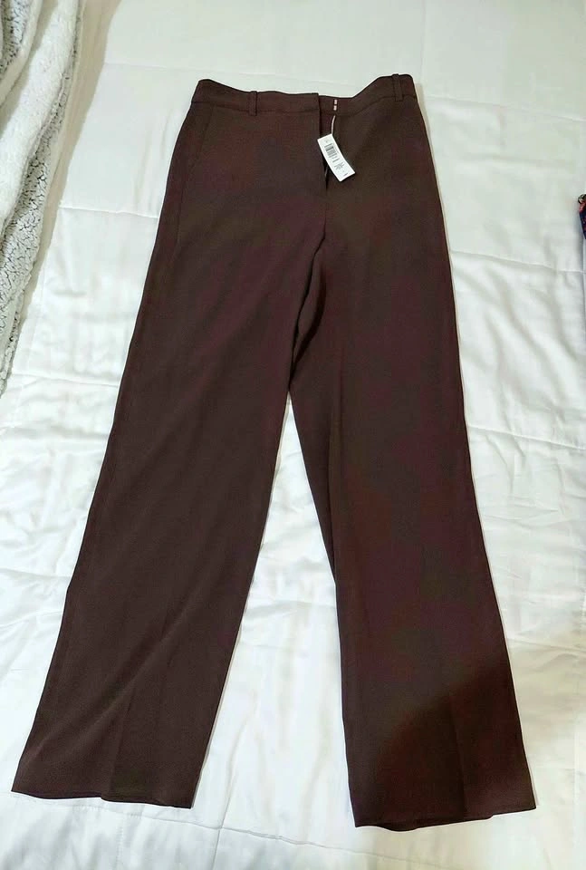 Aritzia brown dress pants